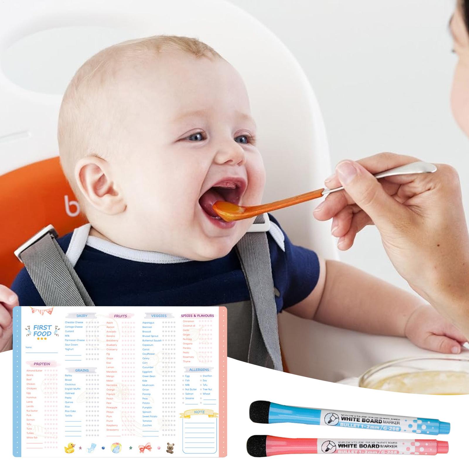 Baby Food Checklist - Manyetik Bebek İlk Beslenme Kontrol Listesi