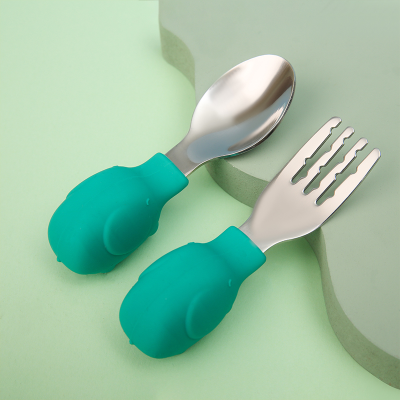 Baby Food Utensils Set - Fil bebek Gadgets sofra seti çocuk