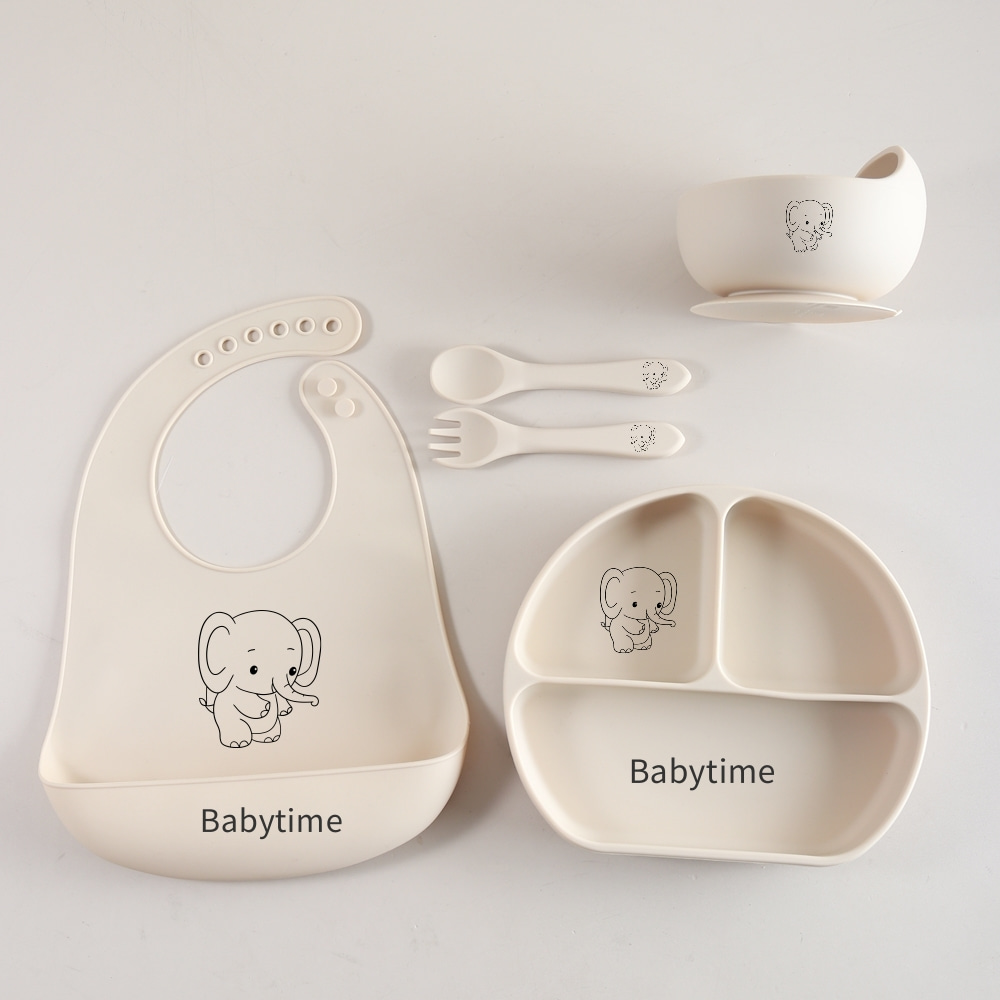 Baby Food Weaning - Lazer Fil Bebek Gereçleri Seti, 5