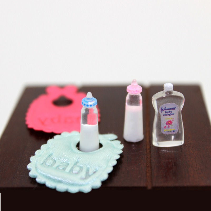 Baby Food Set - DOLLHOUSE Minyatür Yiyecek Oyuncak Sahne Modeli