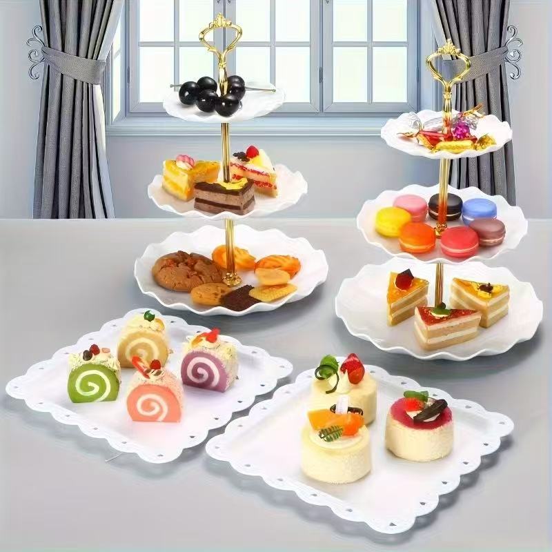 Baby Food Dinner - 1/3/4/5PCS Dekoratif Yiyecek Tepsileri Seti -