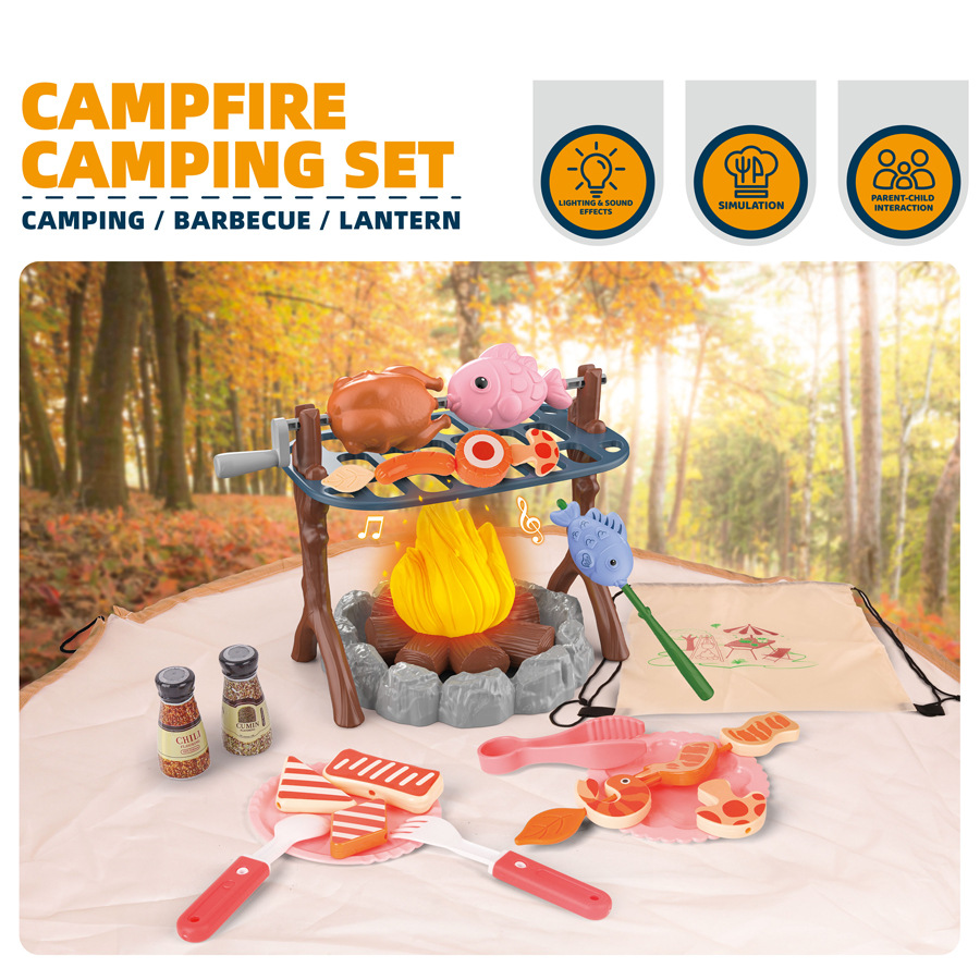 Baby Food Set - Çocuk Kamp Çadırı Seti Bebek Oyun