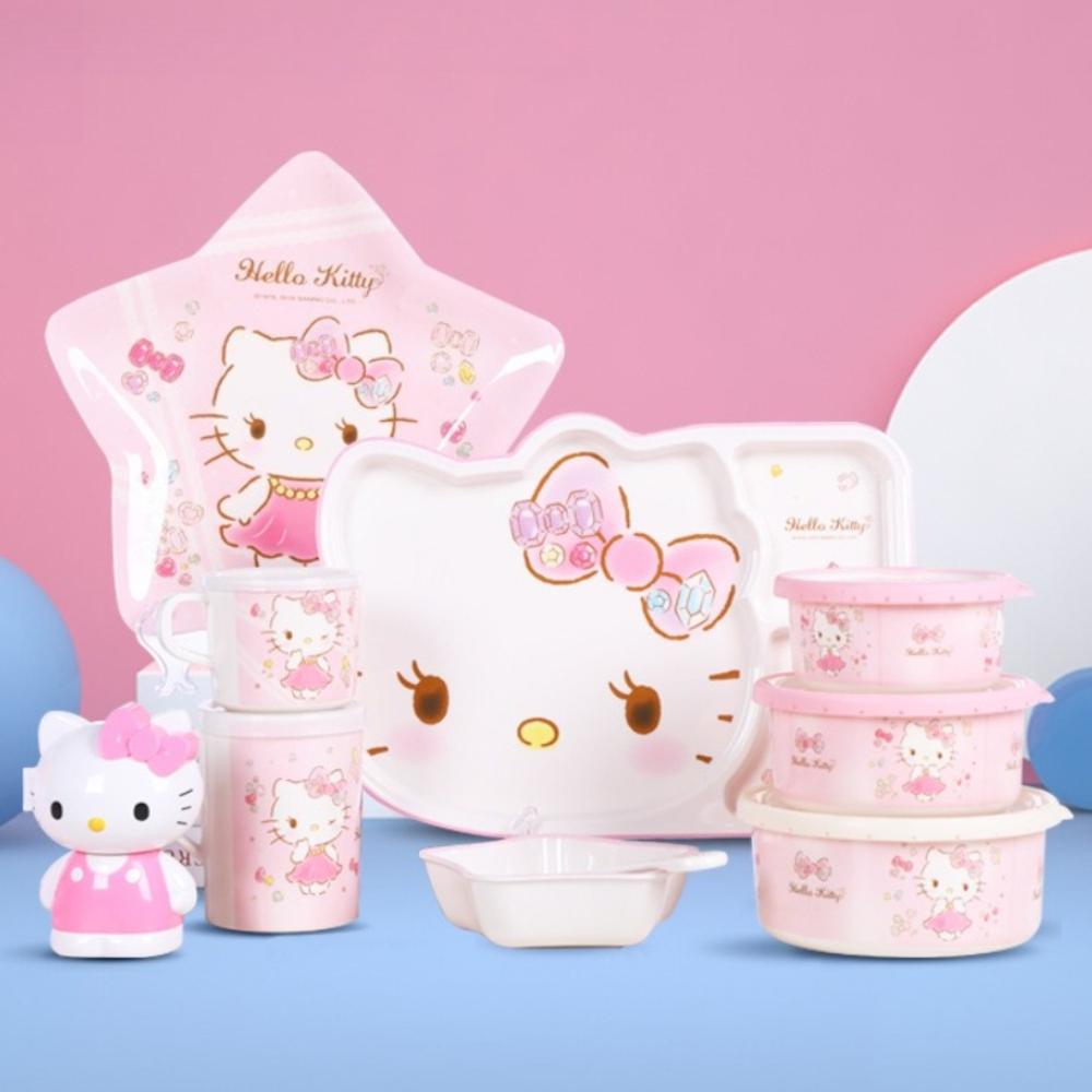 Baby Food Dinner - Sanrio Sofra Takımı Hello Kitty Sofra