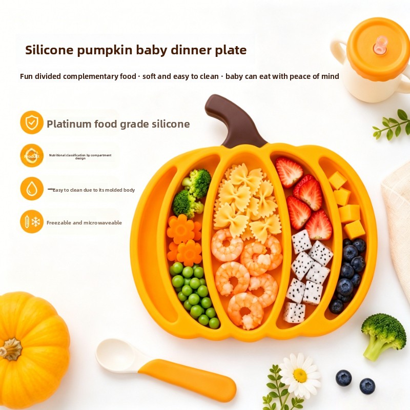 Balkabağı Silikon Bebek Bölmel - Baby Food Dinner incelemesi ve fiyatı
