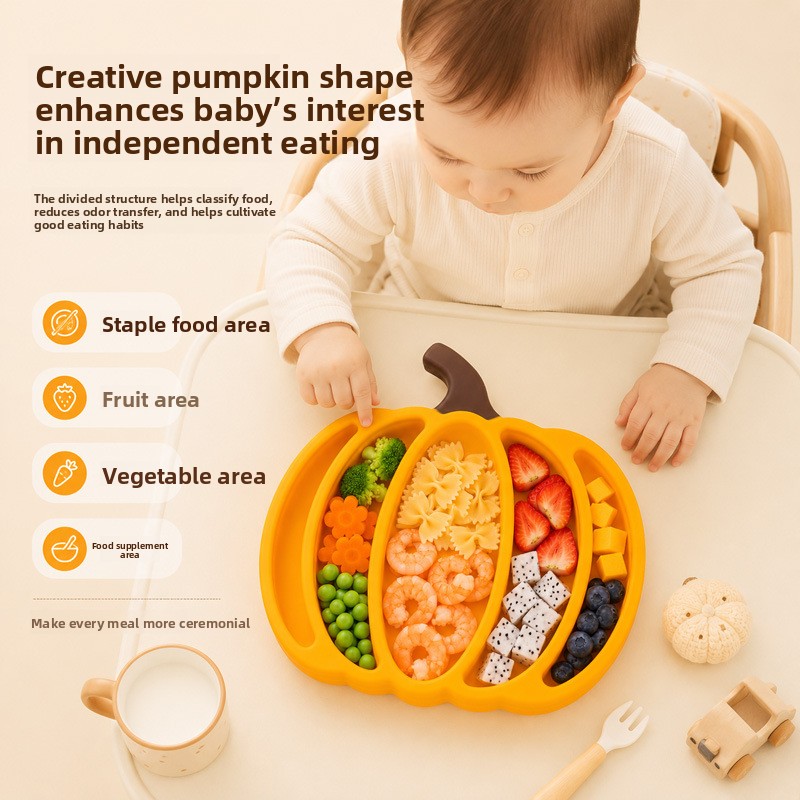 Balkabağı Silikon Bebek Bölmel - Baby Food Dinner incelemesi ve fiyatı