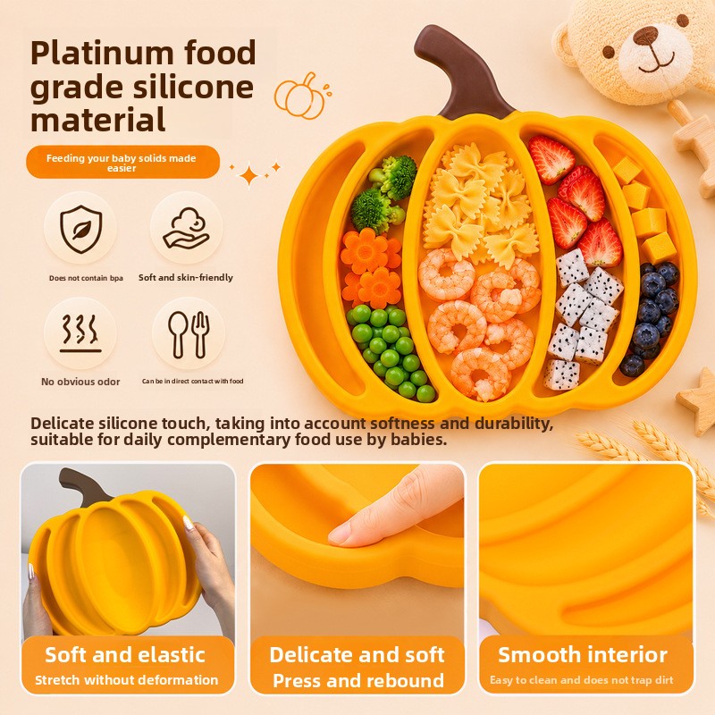 Balkabağı Silikon Bebek Bölmel - Baby Food Dinner incelemesi ve fiyatı