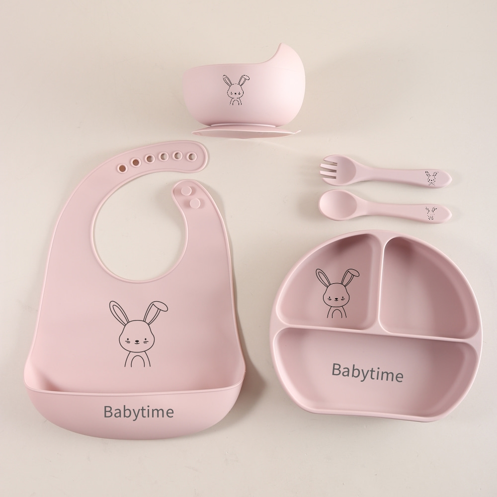5 Parça Tavşan Figürlü Bebek B - Baby Food Utensils Set incelemesi ve fiyatı