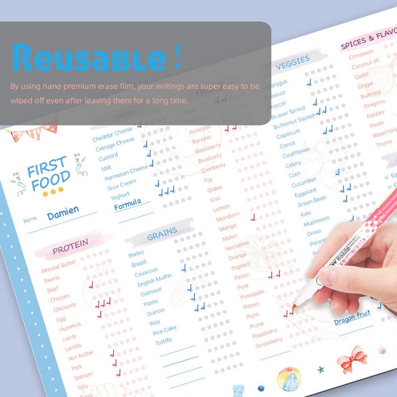 Yeniden Kullanılabilir İlk Yiy - Baby Food Checklist incelemesi ve fiyatı