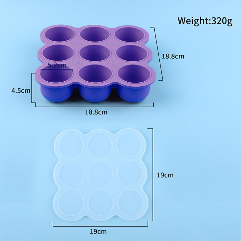 Bebek Maması Silikon Kap 9 Böl - Baby Food Jars incelemesi ve fiyatı
