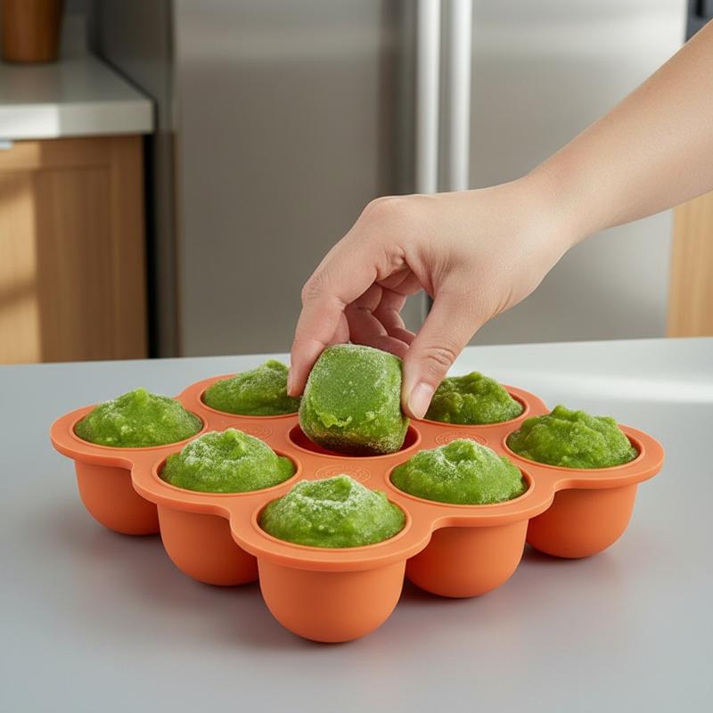 Bebek Maması Silikon Kap 9 Böl - Baby Food Jars incelemesi ve fiyatı