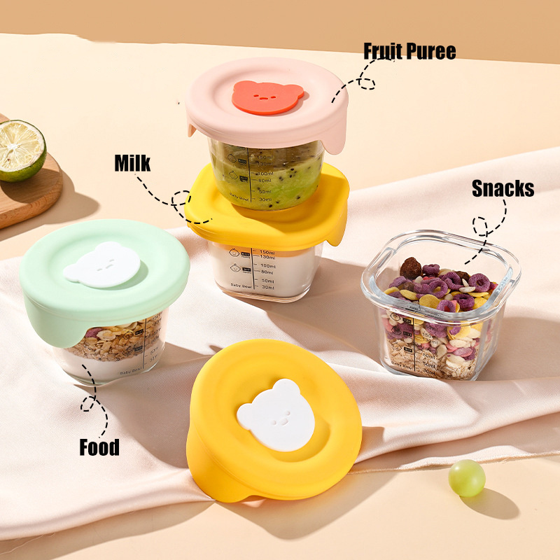 180ml cam bebek maması saklama - Baby Food Jar incelemesi ve fiyatı