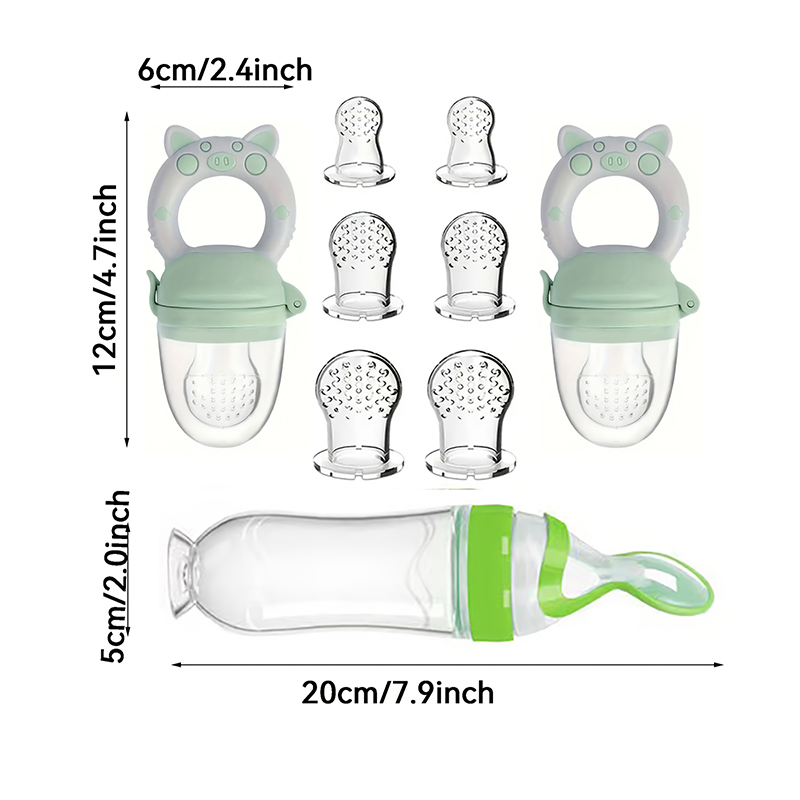 9 adet Biberon: 1 Silikon Bibe - Baby Food Utensils incelemesi ve fiyatı