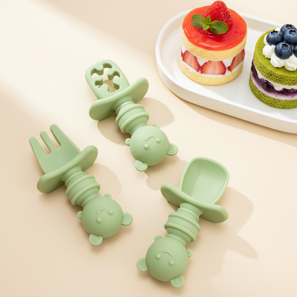 3 Parça Kısa Saplı Arı Kaşığı  - Baby Food Utensils incelemesi ve fiyatı
